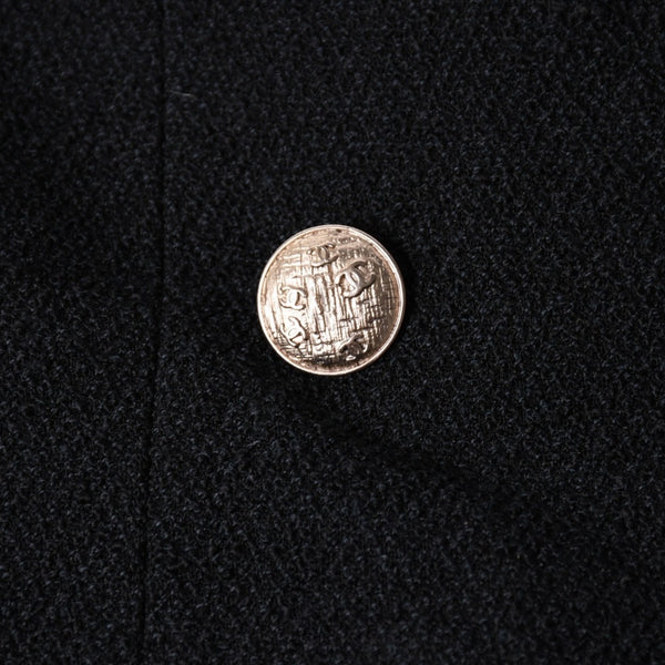 新品同様品 CHANEL シャネル ツイードロングコート エンブレムワッペン ダブルブレスト 05C サイズ36 P24957V15529 中古 4a003296