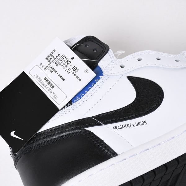 新品未使用品 NIKE AIR JORDAN 1 RETRO HI OG エアジョーダン 1 × UNION ユニオン × FRAGMENT DESIGN フラグメントデザイン サイズ9.5 中古 4a006259