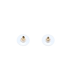 極美品 CHANEL シャネル ピアス スリム ココマーク チェーン柄 ゴールド 06P 刻印片側 earrings slim CC chain 06P GD 美品 中古 4a000639