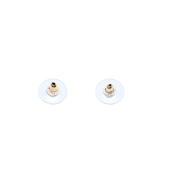 極美品 CHANEL シャネル ピアス スリム ココマーク チェーン柄 ゴールド 06P 刻印片側 earrings slim CC chain 06P GD 美品 中古 4a000639