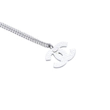 画像をギャラリービューアに読み込む, 極美品 CHANEL シャネル ネックレス ココマーク 06P ブラック 黒 シルバー necklace COCO BK×SV 06P 美品 中古 4a000650