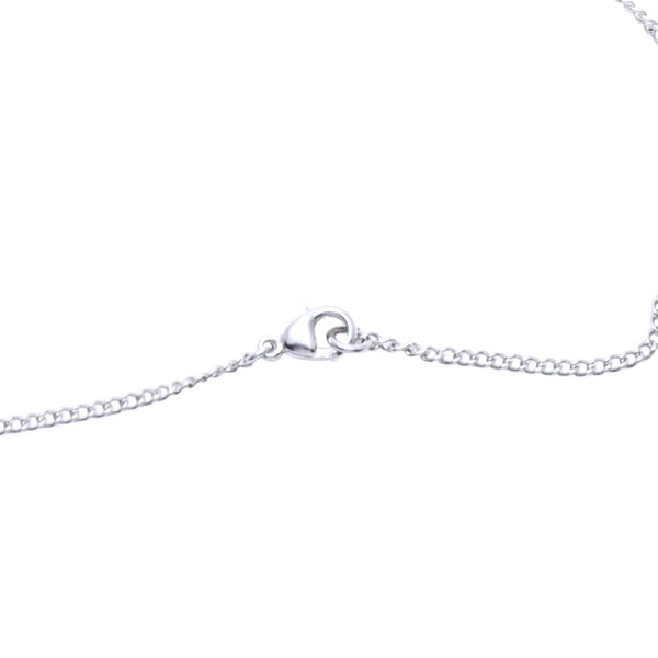 極美品 CHANEL シャネル ネックレス ココマーク 06P ブラック 黒 シルバー necklace COCO BK×SV 06P 美品 中古 4a000650