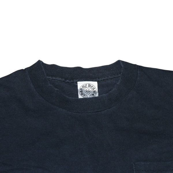 CHROME HEARTS Short sleeve T-shirt Size S Old English logo Scroll label Black Good condition Used 4a001533
