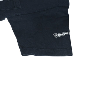 CHROME HEARTS Short sleeve T-shirt Size S Old English logo Scroll label Black Good condition Used 4a001533