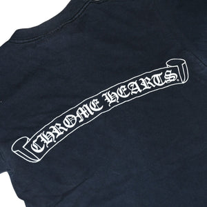 CHROME HEARTS Short sleeve T-shirt Size S Old English logo Scroll label Black Good condition Used 4a001533