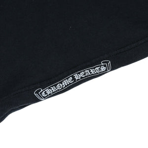 CHROME HEARTS Short sleeve T-shirt Size S Old English logo Scroll label Black Good condition Used 4a001533