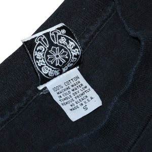 CHROME HEARTS Short sleeve T-shirt Size S Old English logo Scroll label Black Good condition Used 4a001533