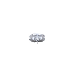 極美品 CHANEL シャネル ピアス スクエアラインストーン ココマーク シルバー 06A earrings CC square rhinestone 06A SV 美品 中古 4a000643