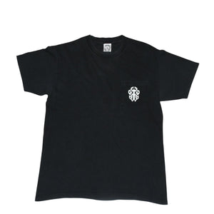 CHROME HEARTS Vine Dagger Short Sleeve T-shirt Size M Horseshoe Floral Cross Black Good Condition Used 4a001530