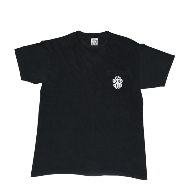 CHROME HEARTS Vine Dagger Short Sleeve T-shirt Size M Horseshoe Floral Cross Black Good Condition Used 4a001530