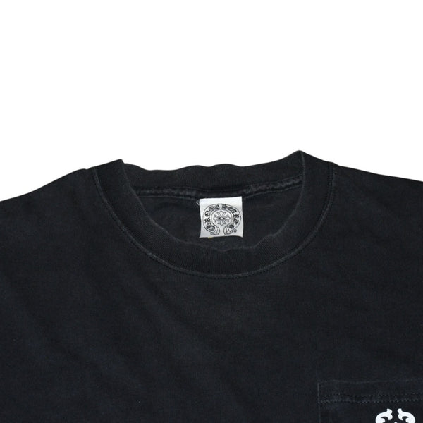 CHROME HEARTS Vine Dagger Short Sleeve T-shirt Size M Horseshoe Floral Cross Black Good Condition Used 4a001530