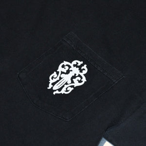 CHROME HEARTS Vine Dagger Short Sleeve T-shirt Size M Horseshoe Floral Cross Black Good Condition Used 4a001530