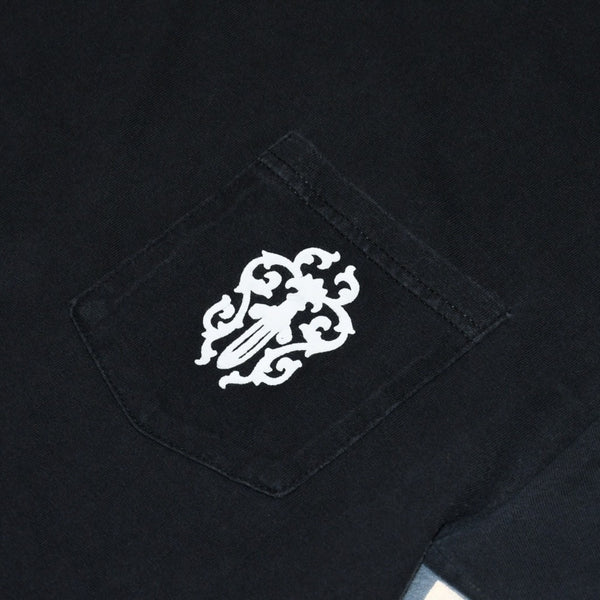 CHROME HEARTS Vine Dagger Short Sleeve T-shirt Size M Horseshoe Floral Cross Black Good Condition Used 4a001530