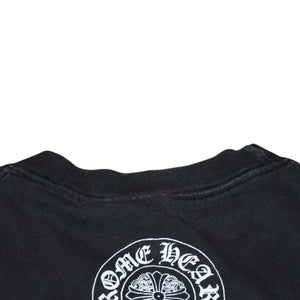 CHROME HEARTS Vine Dagger Short Sleeve T-shirt Size M Horseshoe Floral Cross Black Good Condition Used 4a001530