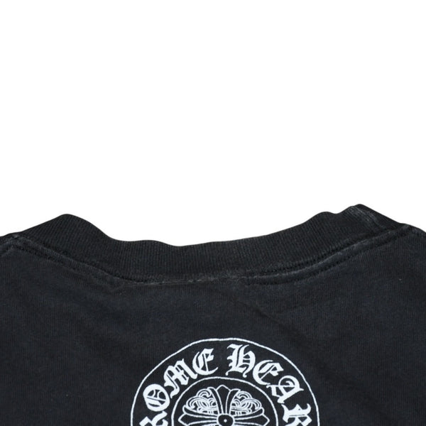 CHROME HEARTS Vine Dagger Short Sleeve T-shirt Size M Horseshoe Floral Cross Black Good Condition Used 4a001530