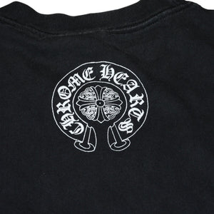 CHROME HEARTS Vine Dagger Short Sleeve T-shirt Size M Horseshoe Floral Cross Black Good Condition Used 4a001530