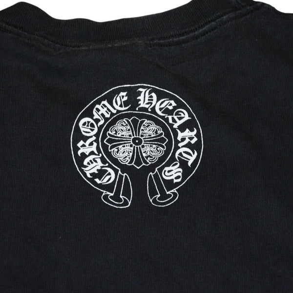 CHROME HEARTS Vine Dagger Short Sleeve T-shirt Size M Horseshoe Floral Cross Black Good Condition Used 4a001530