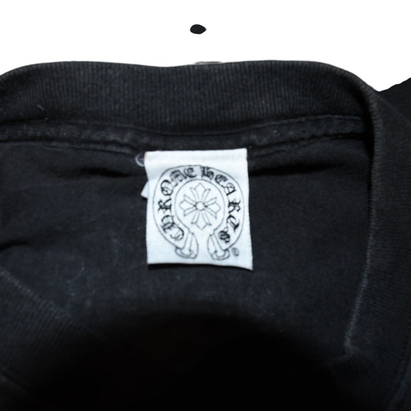 CHROME HEARTS Vine Dagger Short Sleeve T-shirt Size M Horseshoe Floral Cross Black Good Condition Used 4a001530