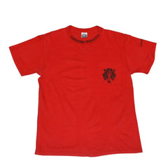 極美品 CHROME HEARTS クロムハーツ ヴァインダガー 半袖Tシャツ サイズM オールドモデル ネックロゴ スクロールラベル 中古 4a001531