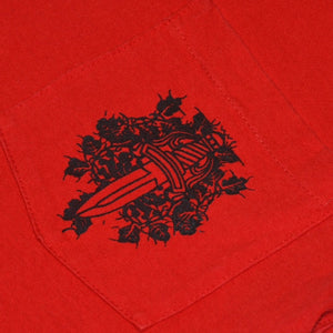 極美品 CHROME HEARTS クロムハーツ ヴァインダガー 半袖Tシャツ サイズM オールドモデル ネックロゴ スクロールラベル 中古 4a001531