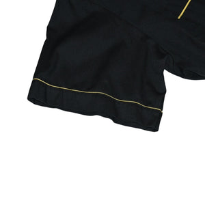 Very good condition VINTAGE Vintage 90's TOMMY BOY RECRDS Tommy Boy Records Bowling Shirt Size XL Black Yellow Used 4a001511
