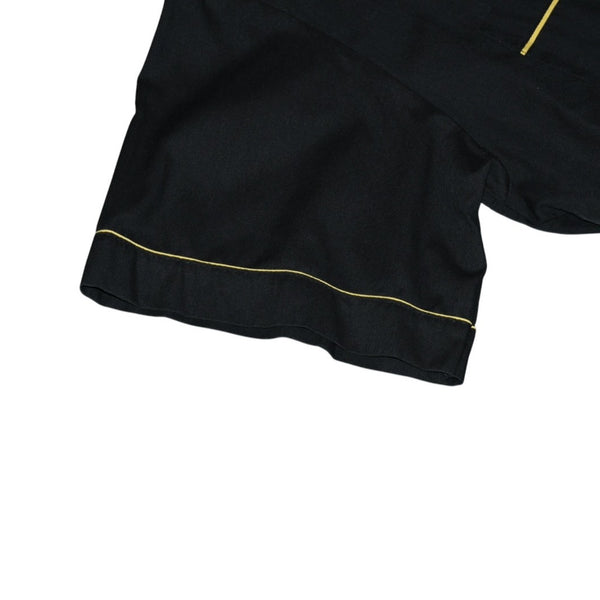 Very good condition VINTAGE Vintage 90's TOMMY BOY RECRDS Tommy Boy Records Bowling Shirt Size XL Black Yellow Used 4a001511
