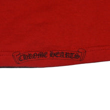 画像をギャラリービューアに読み込む, 極美品 CHROME HEARTS クロムハーツ ヴァインダガー 半袖Tシャツ サイズM オールドモデル ネックロゴ スクロールラベル 中古 4a001531