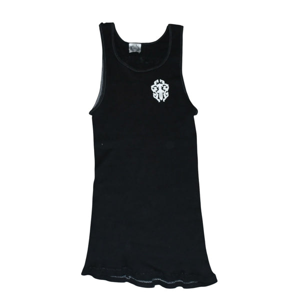 CHROME HEARTS Vine Dagger Tank Top Sleeveless Size L FUCK YOU Horseshoe Black Tokyo Limited Good Condition Used 4a001529