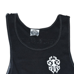 CHROME HEARTS Vine Dagger Tank Top Sleeveless Size L FUCK YOU Horseshoe Black Tokyo Limited Good Condition Used 4a001529