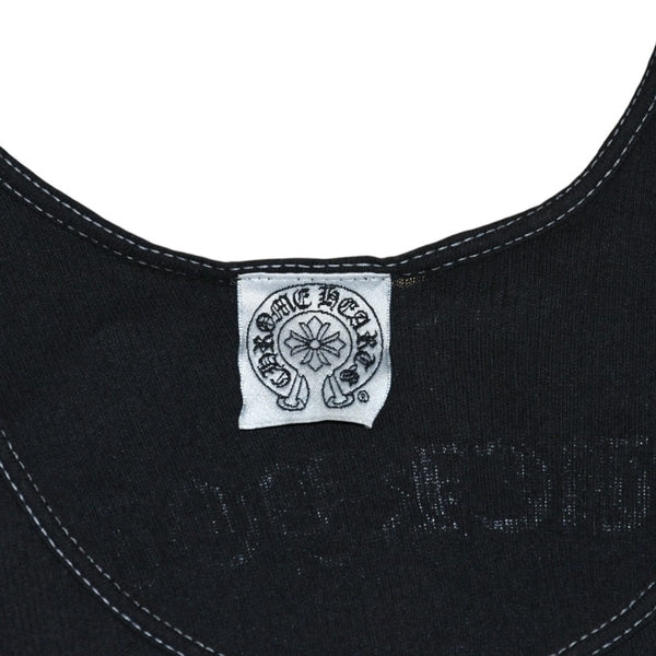 CHROME HEARTS Vine Dagger Tank Top Sleeveless Size L FUCK YOU Horseshoe Black Tokyo Limited Good Condition Used 4a001529