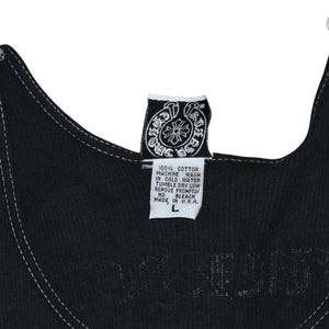 CHROME HEARTS Vine Dagger Tank Top Sleeveless Size L FUCK YOU Horseshoe Black Tokyo Limited Good Condition Used 4a001529
