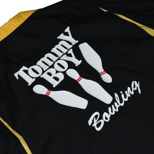 Very good condition VINTAGE Vintage 90's TOMMY BOY RECRDS Tommy Boy Records Bowling Shirt Size XL Black Yellow Used 4a001511
