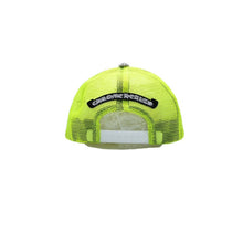 画像をギャラリービューアに読み込む, 新品未使用 CHROME HEARTS クロムハーツ TRUCKER CAP トラッカーキャップ セメタリークロスパッチ グリーン シルバー925 中古 4a001457