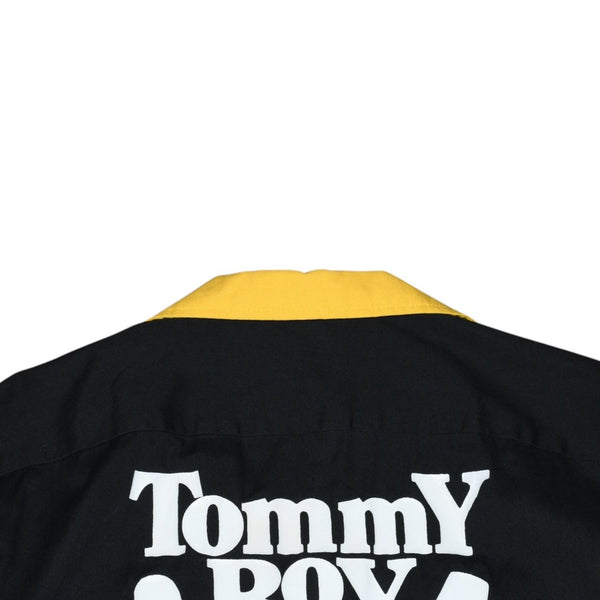 Very good condition VINTAGE Vintage 90's TOMMY BOY RECRDS Tommy Boy Records Bowling Shirt Size XL Black Yellow Used 4a001511