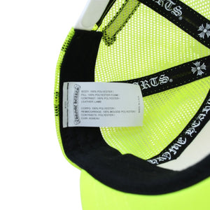 新品未使用 CHROME HEARTS クロムハーツ TRUCKER CAP トラッカーキャップ セメタリークロスパッチ グリーン シルバー925 中古 4a001457