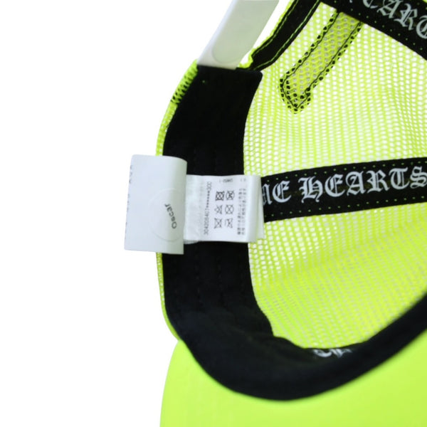新品未使用 CHROME HEARTS クロムハーツ TRUCKER CAP トラッカーキャップ セメタリークロスパッチ グリーン シルバー925 中古 4a001457