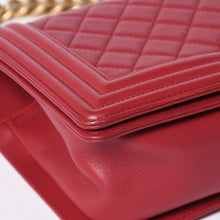 Load the image into the gallery viewer. CHANEL シャネル ボーイシャネル チェーンショルダーバッグ ショルダーバッグ 26番台 ラムスキン ココマーク ピンク ゴールド金具 美品 中古 4a006431