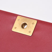 Load the image into the gallery viewer. CHANEL シャネル ボーイシャネル チェーンショルダーバッグ ショルダーバッグ 26番台 ラムスキン ココマーク ピンク ゴールド金具 美品 中古 4a006431