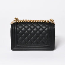 画像をギャラリービューアに読み込む, 極美品 CHANEL シャネル ボーイシャネル ショルダーバッグ スモールハンドバッグ 29番台 キャビアスキン A67085 ココマーク ブラック ゴールド金具 中古 4a006429