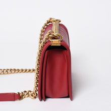 Load the image into the gallery viewer. CHANEL シャネル ボーイシャネル チェーンショルダーバッグ ショルダーバッグ 26番台 ラムスキン ココマーク ピンク ゴールド金具 美品 中古 4a006431