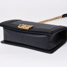 画像をギャラリービューアに読み込む, 極美品 CHANEL シャネル ボーイシャネル25 Wチェーンショルダーバッグ 26番台 ココマーク A67086 ラムスキン ネイビー 中古 4a006434