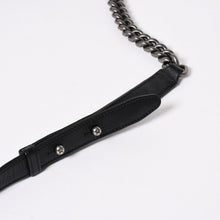 Load the image into the gallery viewer. 極美品 CHANEL シャネル ボーイシャネル チェーンショルダーバッグ A67086 23番台 ラムスキン ココマーク ブラック シルバー金具 中古 4a006432