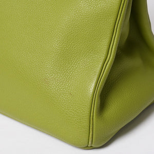 HERMES エルメス BIRKIN バーキン35 アニスグリーン トゴ シルバー金具 ハンドバッグ □H刻印 美品 中古 4a006441