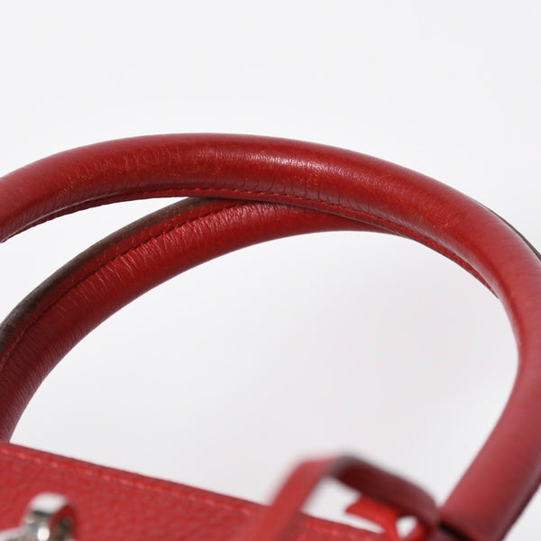 極美品 HERMES エルメス ハンドバッグ バーキン35 トゴ レッド シルバー金具 □I刻印 中古 4a006440