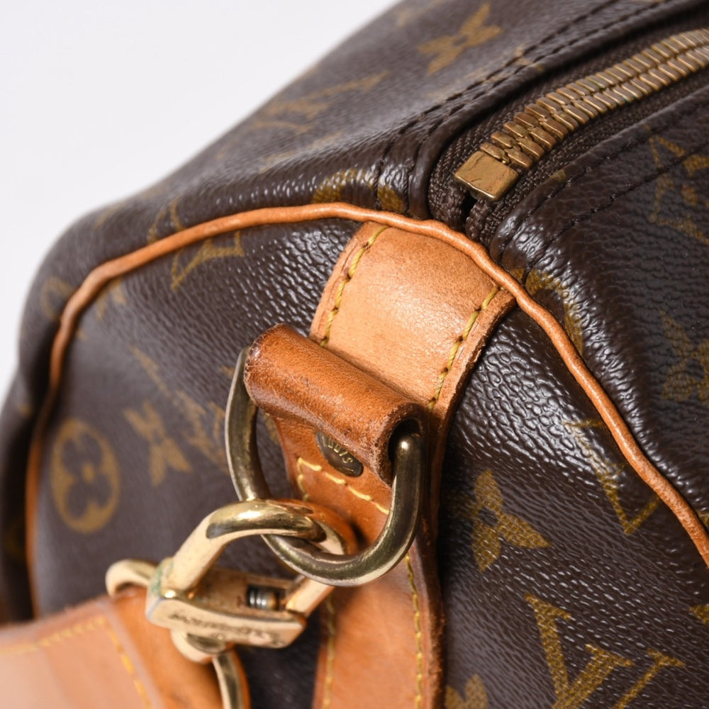 LOUIS VUITTON ルイヴィトン キーポル バンドリエール45 ボストンバッグ M41418 モノグラム ブラウン ゴールド金具 美品 中古 4a006491