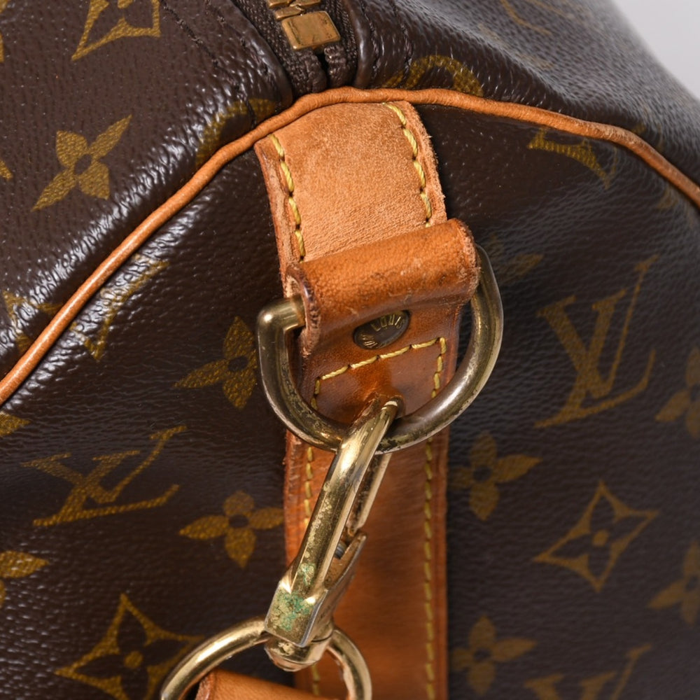 LOUIS VUITTON ルイヴィトン キーポル バンドリエール45 ボストンバッグ M41418 モノグラム ブラウン ゴールド金具 美品 中古 4a006491