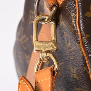 LOUIS VUITTON ルイヴィトン キーポル バンドリエール45 ボストンバッグ M41418 モノグラム ブラウン ゴールド金具 美品 中古 4a006491