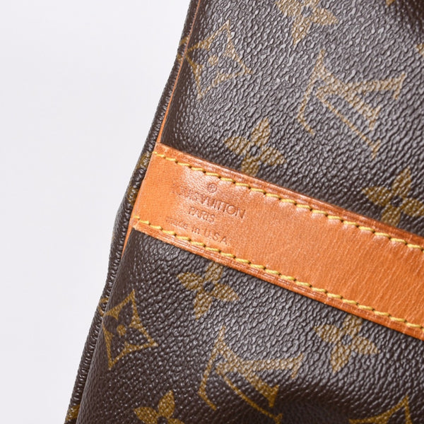 LOUIS VUITTON ルイヴィトン キーポル バンドリエール45 ボストンバッグ M41418 モノグラム ブラウン ゴールド金具 美品 中古 4a006491