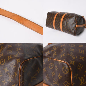 LOUIS VUITTON ルイヴィトン キーポル バンドリエール45 ボストンバッグ M41418 モノグラム ブラウン ゴールド金具 美品 中古 4a006491