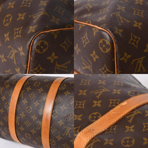 LOUIS VUITTON ルイヴィトン キーポル バンドリエール45 ボストンバッグ M41418 モノグラム ブラウン ゴールド金具 美品 中古 4a006491